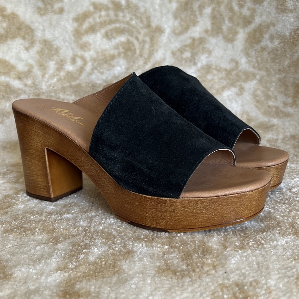 Rebels NEW “Orlanda” Asymmetrical Platform Clog Size 39European/Size 8US